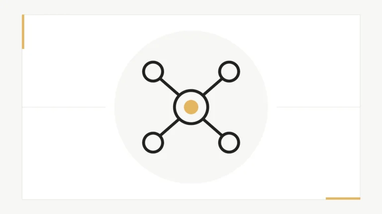 Schéma de synchronisation entre un hub central et quatre canaux de distribution